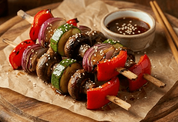 Teriyaki Kasvisvartaat (10 kpl)