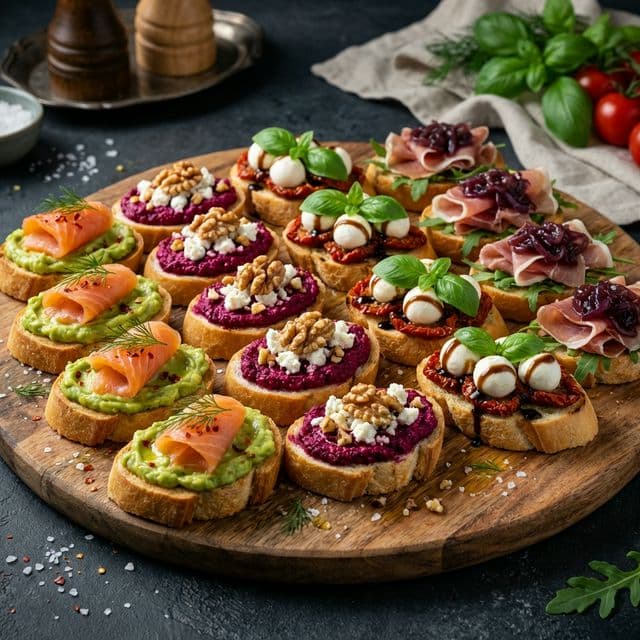 Bruschetta-lajitelma (20 kpl)