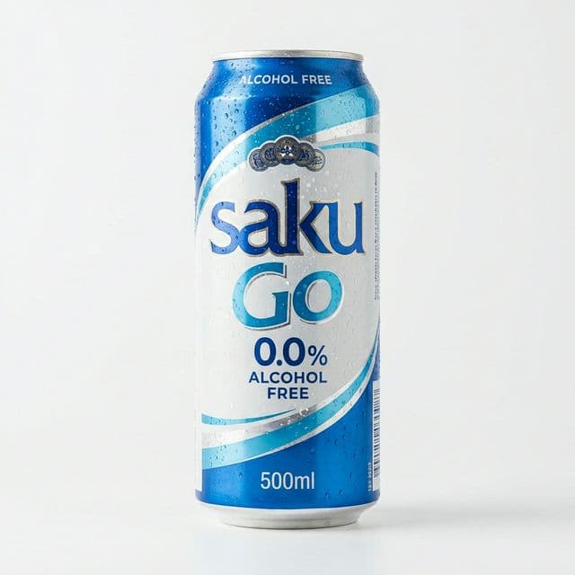 Alkoholiton Olut Saku Go (500ml)
