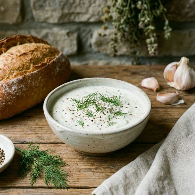 Valkosipulikastike (50g)